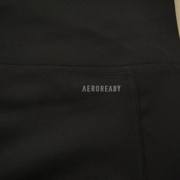 Adidas Bike Shorts Women's Size 2XL Black 3 Stripe Cycling Fitness Gym Workout - Picture 5 of 8